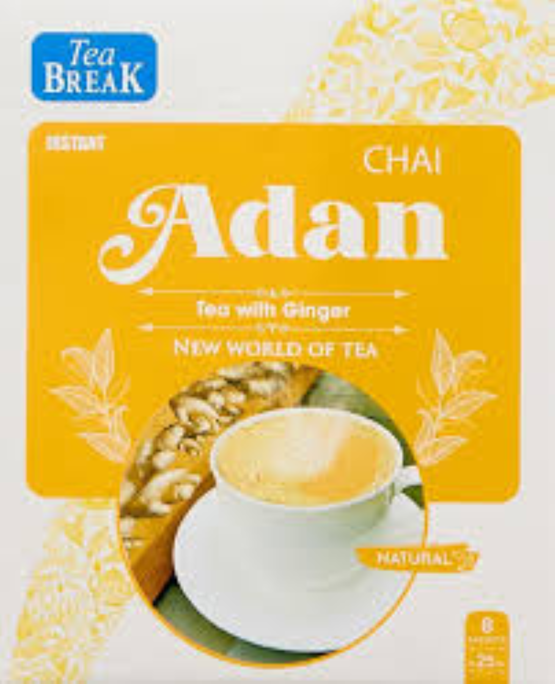 TEA BREAK INSTANT CHAI ADAN 8STX25G